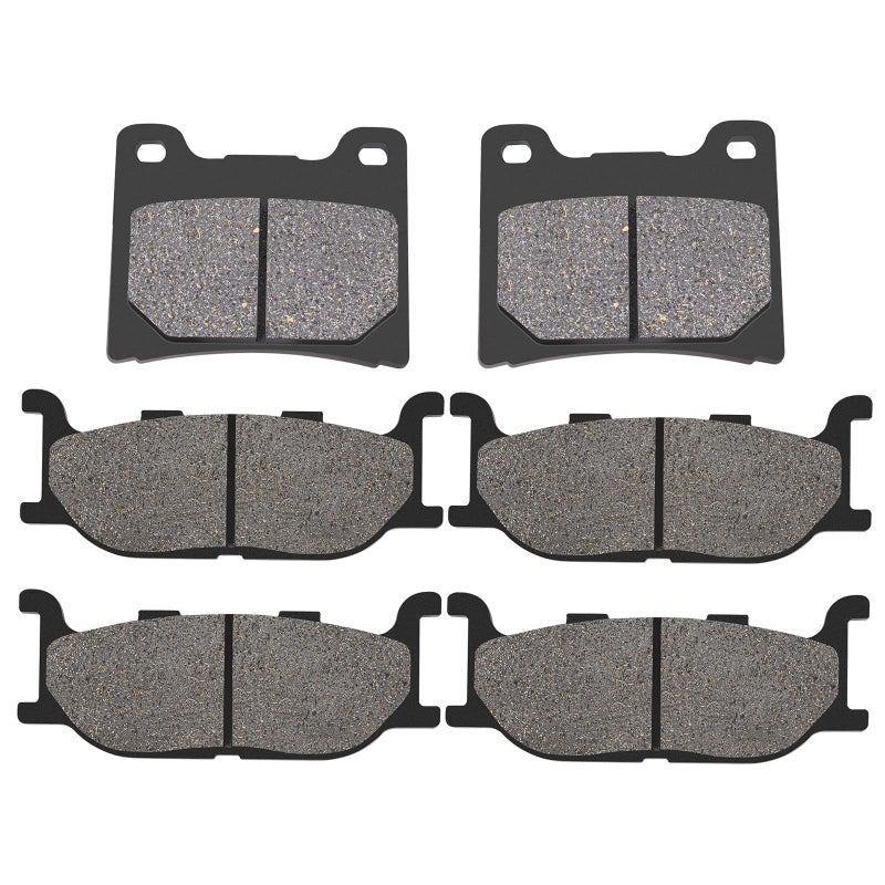 Road Passion Brake Pads Front and Rear Replacement for YAMAHA XVS1100 V-Star Custom Midnight 2007-2008 / XVS1100 V-Star Custom/Classic/Silverado 1999-2009/ Dragstar 1100 XVS1100/ Virago 1100 XV1100 - Image 1